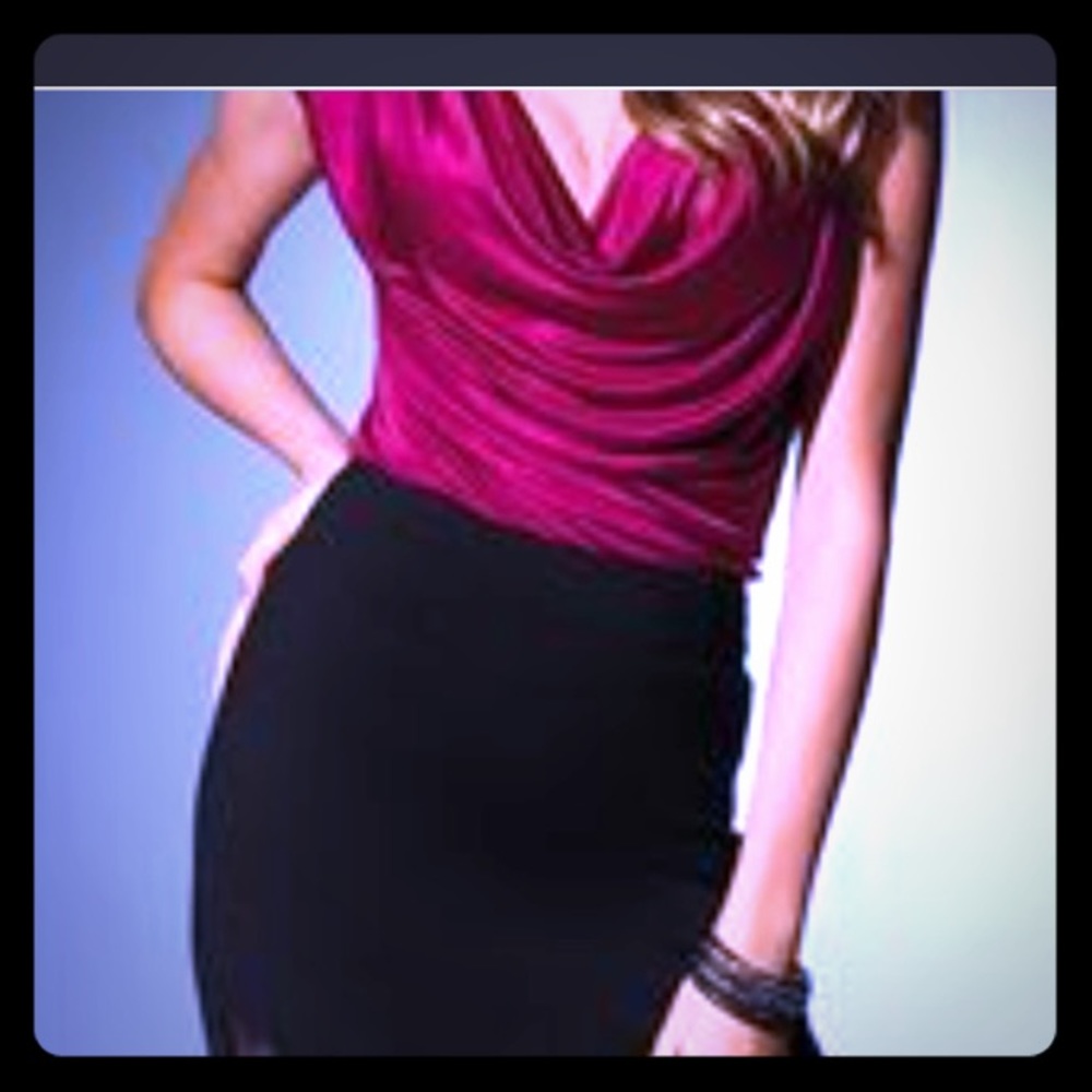 NWT Victoria Secret Embroidered Black Skirt Size:6